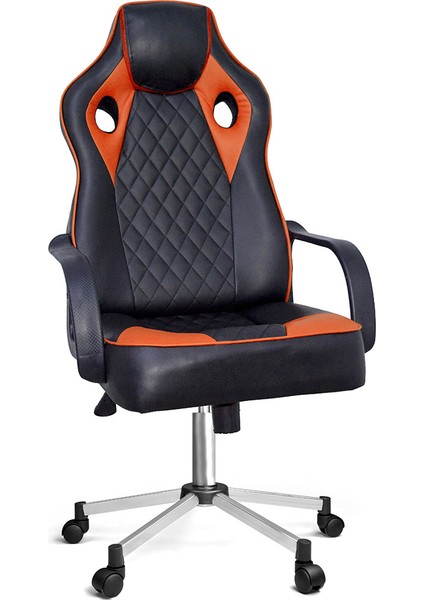 Spider Oyuncu Koltuğu Krom Ayak Gri