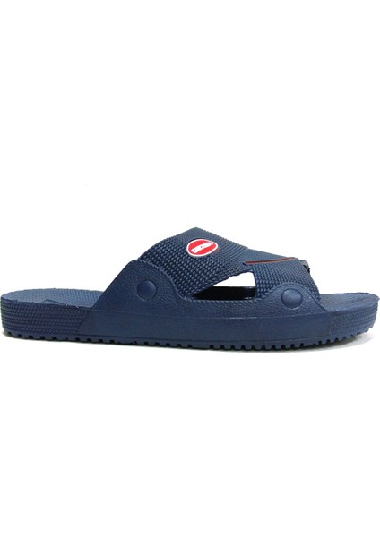 8025 Lacivert Kırmızı Kaymaz Taban Anatomik Erkek Terlik fiyatları