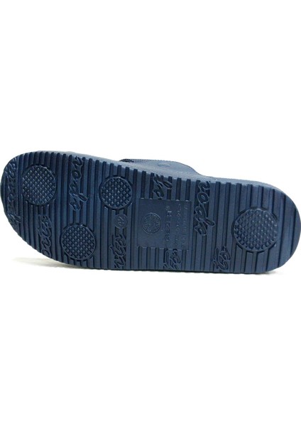 8025 Lacivert Kırmızı Kaymaz Taban Anatomik Erkek Terlik indirimleri