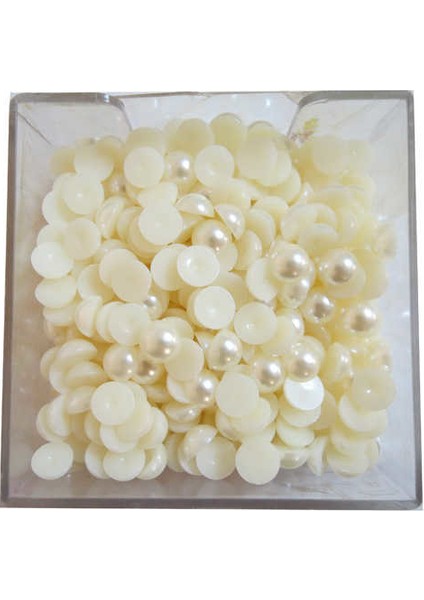 Yarım İnci 8Mm Krem 0.8 x 0.8 Mm 500 Adet