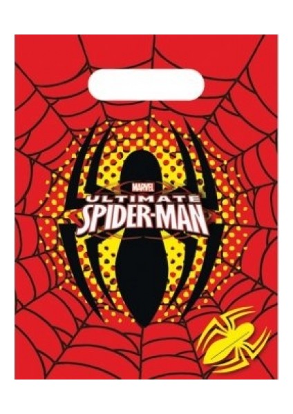 Spiderman Parti Çantası 6'lı