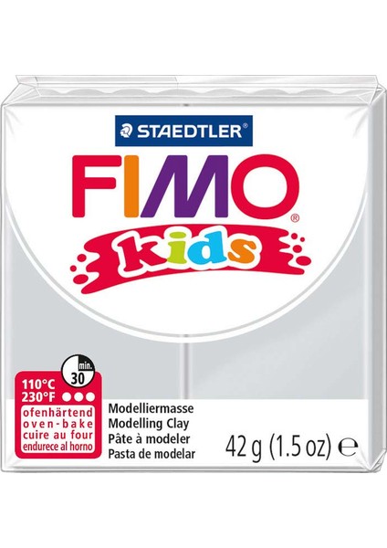 Fimo Kids Polimer Kil 42Gr. Light Grey