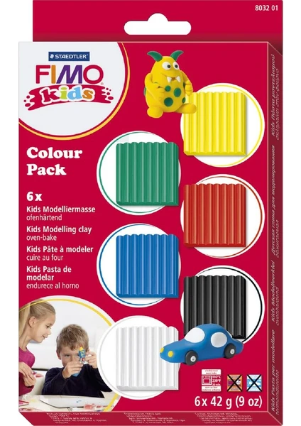 Fimo Kids Polimer Kil Seti 6X42Gr.