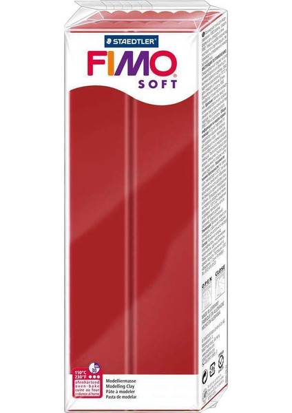 Fimo Soft Polimer Kil 454Gr. Christmas Red