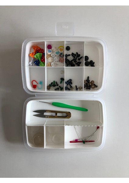 72 Parça Amigurumi Kit (Beyaz) fiyatları