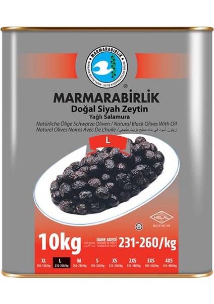 Marmara Birlik Hiper L Siyah Zeytin (231-260)