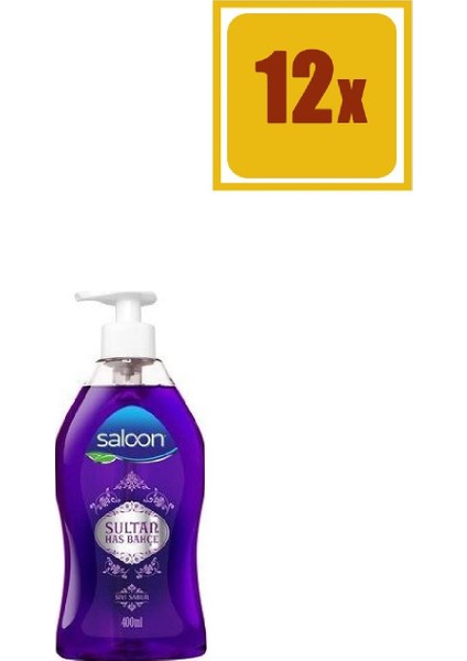 Sıvı Sabun Sultan Has Bahçe 400 ml 12'li Set