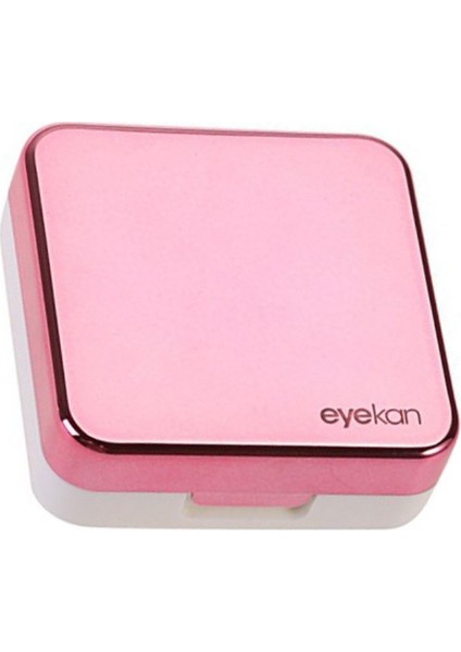 Aynalı Kontakt Lens Kutusu - Pembe