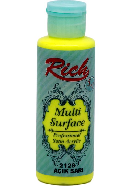 Multi Surface 11155 SARI Akrilik Boya 120 cc
