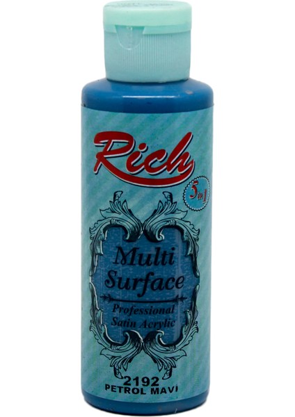 Multi Surface 2192 PETROL MAVİ Akrilik Boya 130cc