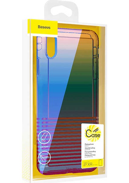 Apple iPhone XR 6.1 Kılıf Baseus Colorful Airbag Protection Telefon Kılıfı