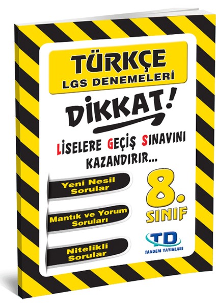 Tandem 8. Sınıf LGS Türkçe 8 Deneme