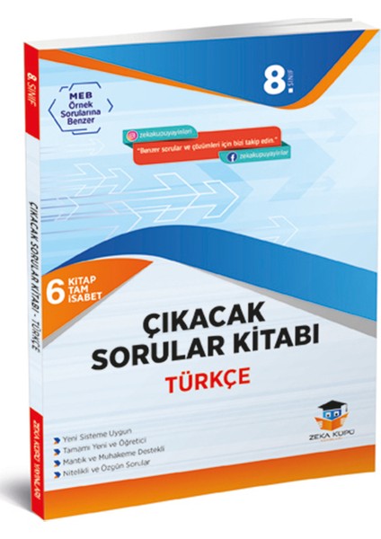 Zeka Küpü 8. Sınıf LGS Türkçe Çıkacak Sorular Kitabı