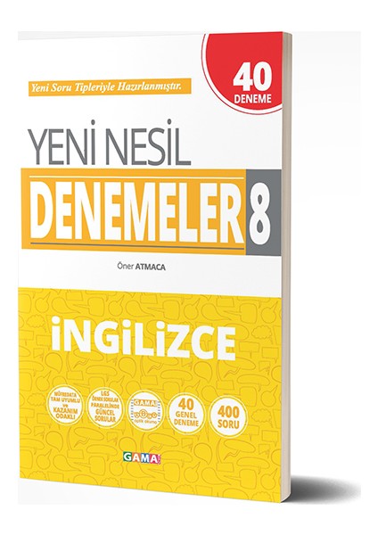 8. Sınıf LGS İngilizce Yeni Nesil 40 Deneme