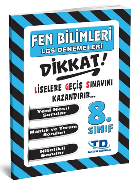 Tandem 8. Sınıf LGS Fen Bilimleri 8 Deneme