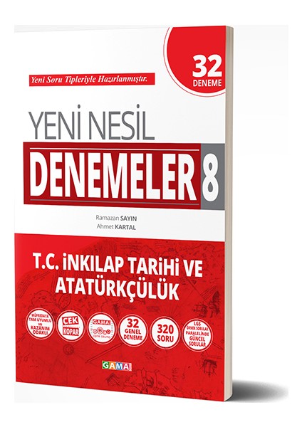 8. Sınıf LGS T.C. İnkılap Tarihi ve Atatürkçülük Yeni Nesil 32 Deneme
