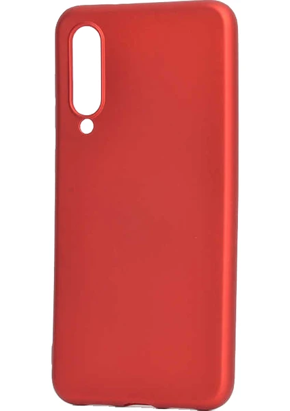 Case 4U Xiaomi Mi 9 SE Kılıf Klasik Mat Renkli Yumuşak Premier Silikon Kırmızı