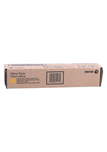 Workcentre 7328-006R01178 Sarı Fotokopi Toner