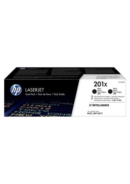 201X-CF400XD Siyah Toner Yüksek Kapasiteli İkili Paket