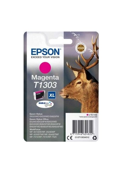 T1303-C13T13034020 Kırmızı Kartuş