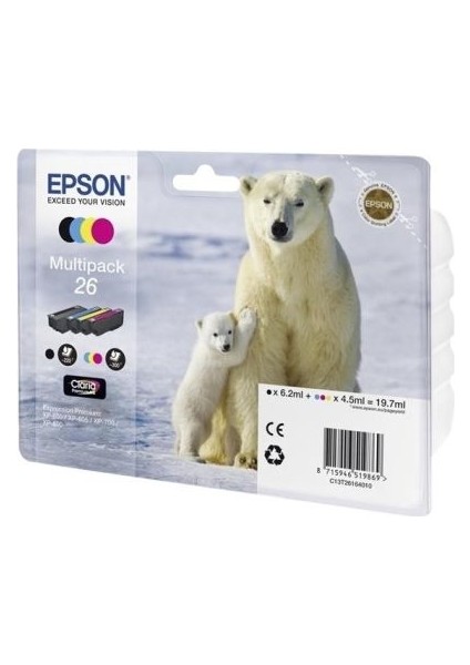 26-T2616-C13T26164020 Kartuş Ekonomik Seti fiyatları