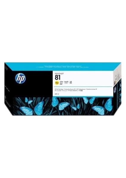 Hp 81-C4933A Sarı Kartuş