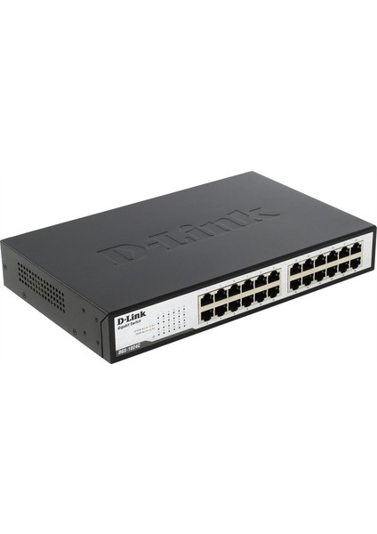 DGS-1024C 24 Port 10/100/1000Mbps Yönetilemez Metal Kasa Rackmount Switch (yenilenmiş ürün)