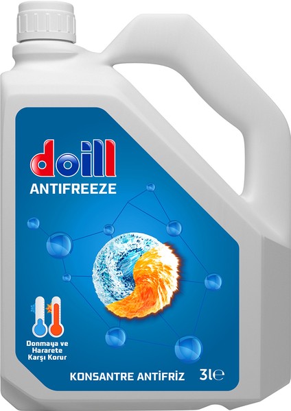 Konsantre - Saf 3 Litre Mavi Antifriz - G11 (Üretim Yılı:2024)