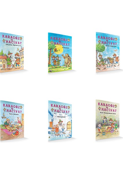 Karagöz ile Hacivat (6 Kitap Takım) - Suat Karadağ