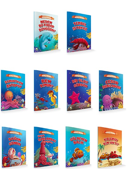 Değerler Okyanusu Seti 1. Sınıf 10 Kitap