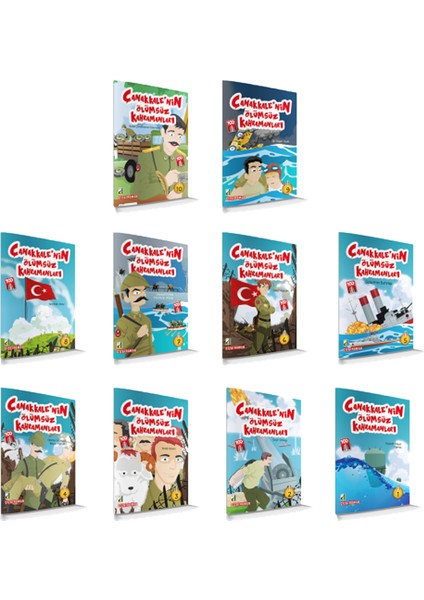 Çanakkale'Nin Ölümsüz Kahramanları Seti 4-5. Sınıf
