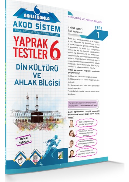 Akıllı Din Kültürü Ve Ahlak Bilgisi Yaprak Testler 6. Sınıf