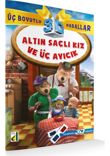 Üç Boyutlu Masallar-Altın Saçlı Kız Ve Üç Ayıcık
