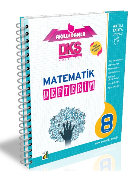 Damla Yayınevi Dks 4B Matematik Defterim 8. Sınıf