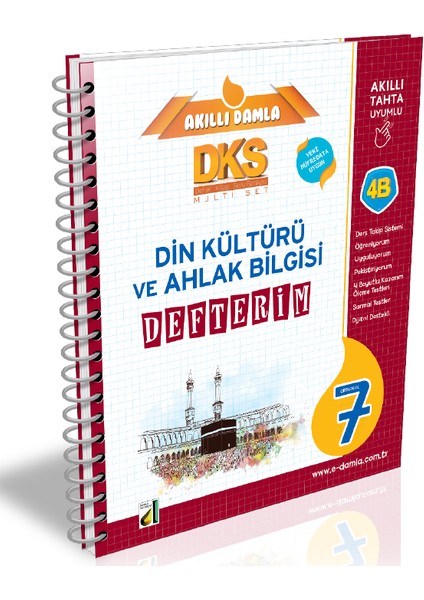 Akıllı Dks 4B Din Kültürü Ve Ahlak Bilgisi Defterim-7. Sınıf