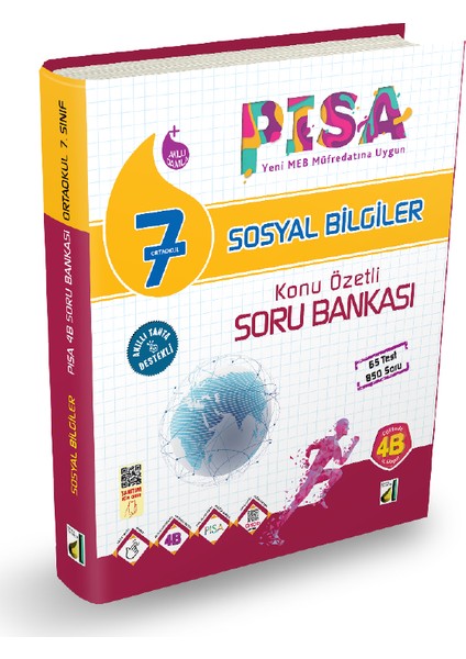 Akıllı Pisa 4B Sosyal Bilgiler Soru Bankası-7. Sınıf