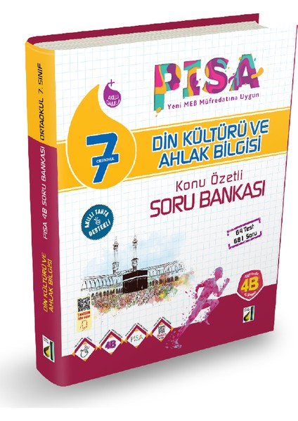 Akıllı Pisa 4B Din Kültürü Ve Ahlak Bilgisi Soru Bankası-7. Sınıf