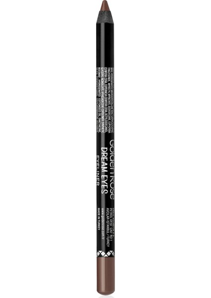 Golden Rose Dream Eyes Eyeliner No:410 Deep Brown - Göz Kalemi - 8691190142100