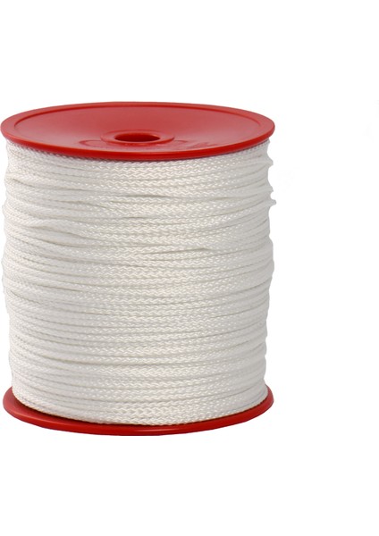 2,0 Mm Polyester Çok Amaçlı İp Halat - Beyaz - 150 M. - Makaralı