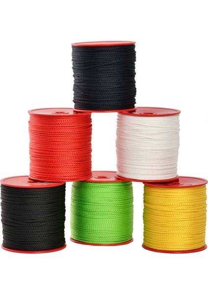 2,0 Mm Polyester Çok Amaçlı İp Halat - Siyah - 150 M. - Makaralı modelleri