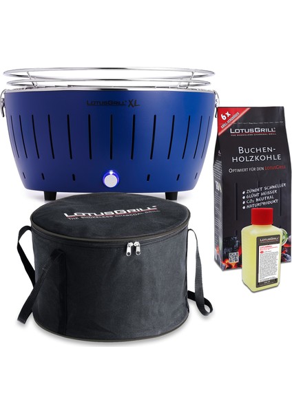 Lotusgrill Xl Seti Deniz Mavisi İ(Xl Mangal&Çanta&1Kg Kömür&Jel)