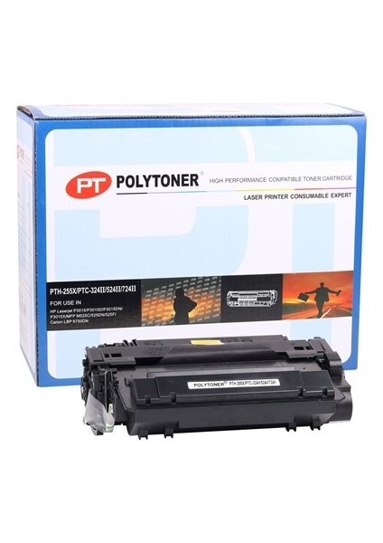 Polytoner CE255X LaserJet P3015-P3015d-P3015dn-P3015xCanon 6750-CRG 724 12,5k