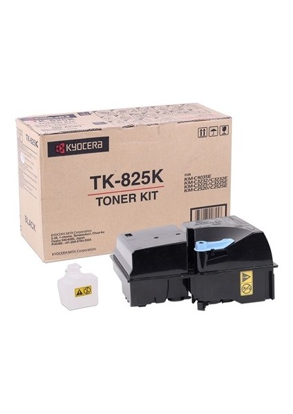 Kyocera Mita TK-825 Siyah Toner KM-C 2520-2525-3225-3232-4035