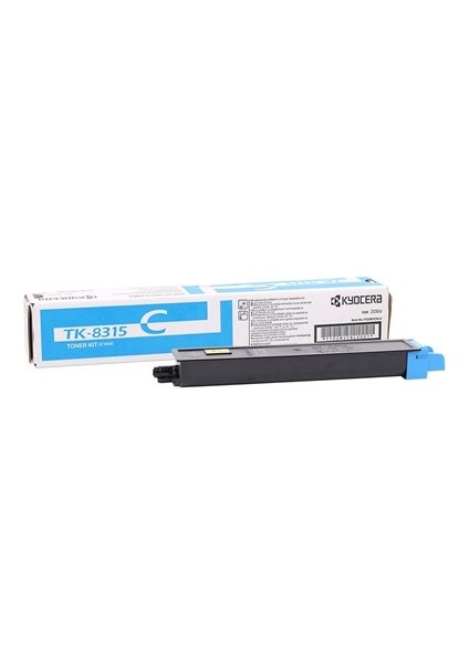 Kyocera Mita TK-8315 Mavi Toner Taskalfa 2550ci