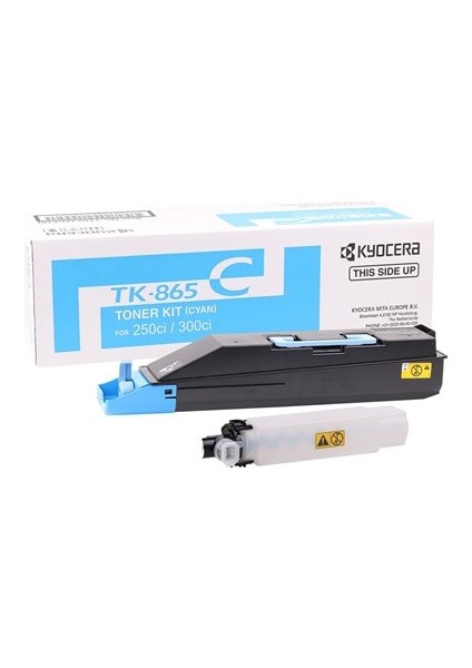 Kyocera Mita TK-865 Mavi Toner Taskalfa 250ci-300ci