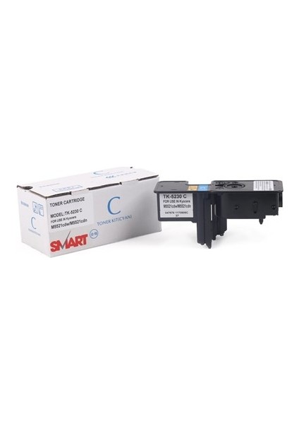 Kyocera Mita TK-5230 Smart Mavi Toner ECOSYS P5021-M5521 1T02R9CNL0 Chipsiz
