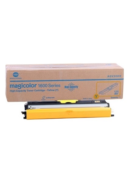 Minolta 1600W Sarı Toner 1650EN-1680-1690MF A0V306H 2.500 Sayfa
