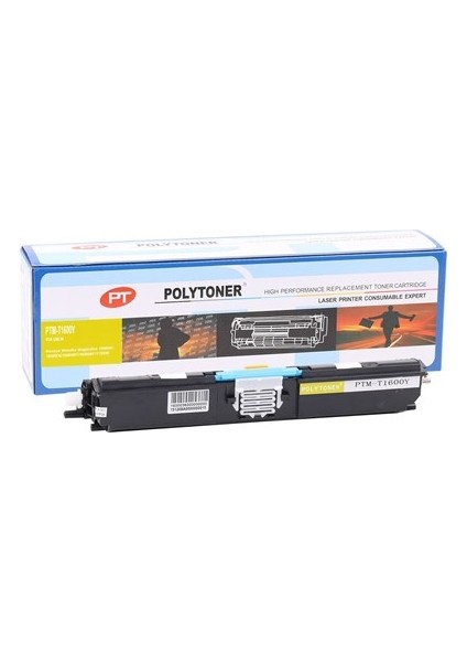 Minolta Polytoner Sarı 1600W-1650EN-1680-1690MF-1700 2500 Sayfa