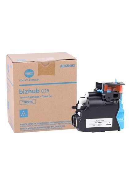 TNP-27C Mavi Toner Bizhub C25 A0X54D4
