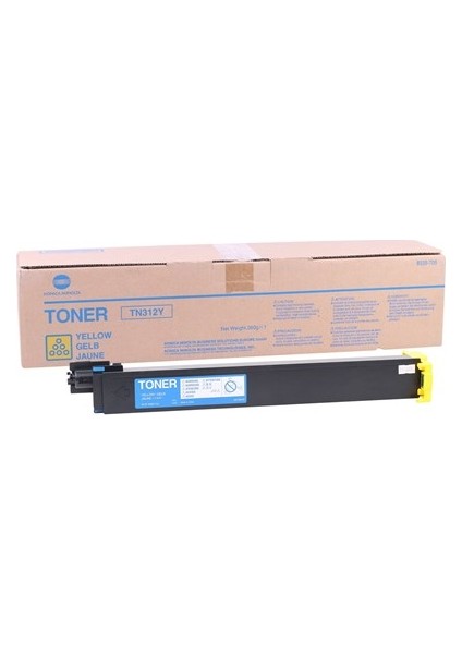 TN-312 Sarı Toner Bizhub C300-C352 8938-706